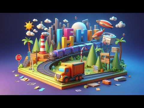 The Letter Hunt Express | ABC Nursery Rhymes & Kids Songs 🚂🔤✨