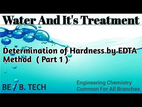 Hardness Determination by EDTA method I Complexometry I Reagents used in EDTA method I