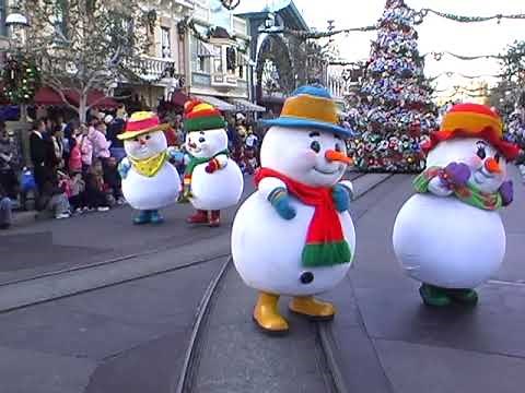 A Christmas Fantasy Parade at Disneyland 2002