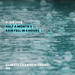 12 reactions · 16 comments | Talk about intense! This much rain gets in the way of your social life, what you wear, etc. How do YOU cope with unpredictable weather? | Ministry of Sustainability and the Environment | Facebook