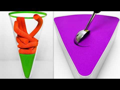 Satisfying and Relaxing Video 356 Drop and Squish, Scooping Sand