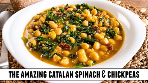 Catalan spinach & chickpeas | Easy and flavorful chickpea recipe