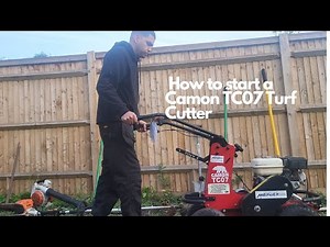 How to start a Camon TC07 Turf Cutter