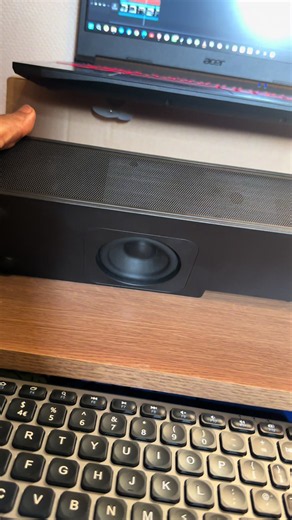 ULTIMEA SOLO B30 Pro - Wireless Sound Bar with 3 inches Subwoofer #ultimea #soundbar #bluetothspeaker #cinema #fyp