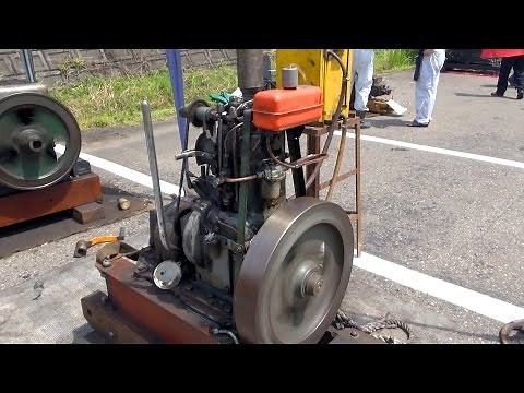 Old Engines in Japan 1960s YANMAR Diesel Type ST95A 6hp