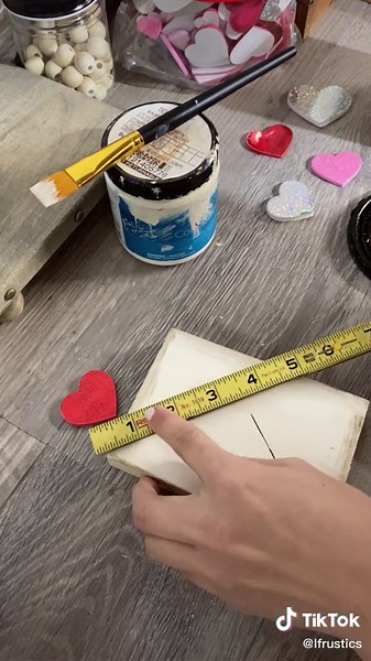 Love Letters💕 #lfrustics #crafttok #craftorsoftiktok #crafty #crafts #diyvalentinecrafts #valentinetieredtray #tieredtray #diyproject #diyprojects #❤️