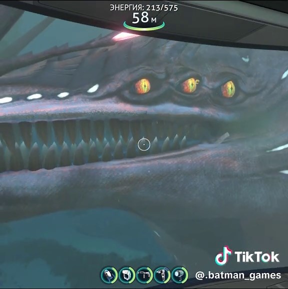 Гаргантюа не двигается уже час в Subnautica