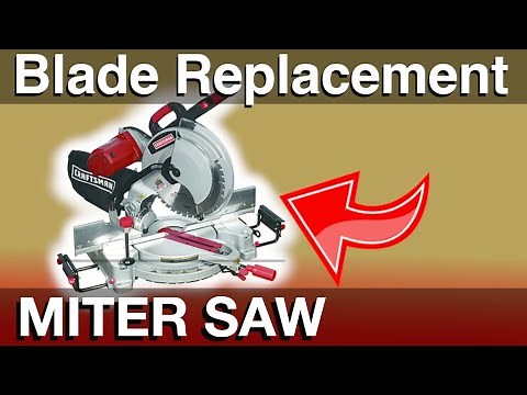 Miter Saw Blade Replacement (How to Instructions)