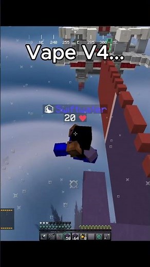 Other Ghost Clients VS Vape V4.... #minecraft #hypixel #bedwars #vapev4 #pvp