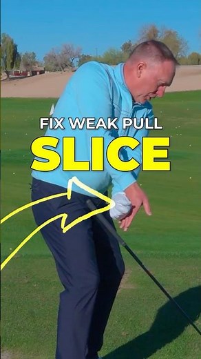 One takeaway adjustment that stops the weak slice #golf #golftips #golfsmart