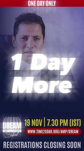The Dream Interpretation School with Prophet Jerome Fernando starts tomorrow! Are you ready to decode all your dreams? Registrations close in a few hours, this is your last chance to enrol! #amp #dreams #interpretation #prophetjeromefernando #dreaminterpretation #Mentorship #Christianity Copyright Statement * Copyright 2023 - All material, video, imagery, audio, brand logos, and brand names are subject to copyrights owned by PJFM Trust and PJFM Global. Any reproduction or republication of all or