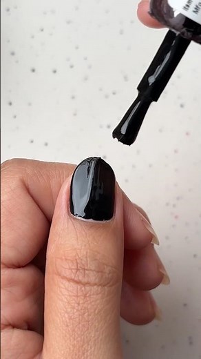 Black Nails BUT Make It Floral Magic 🖤 #nailart #nails #tutorial #howto #naildesign