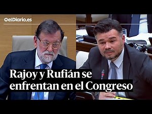 RAJOY y RUFIÁN se enfrentan en el CONGRESO por la OPERACIÓN CATALUÑA