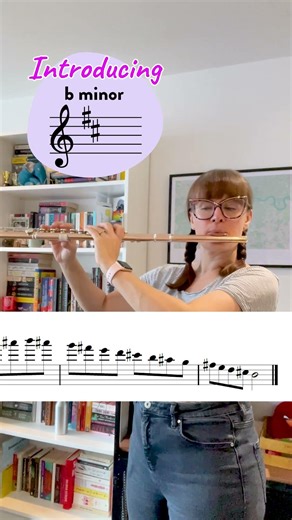 Introducing B minor Scale on Flute