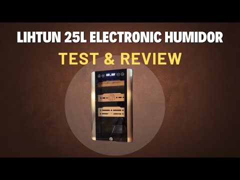 LIHTUN 25L Electronic Humidor Test & Review