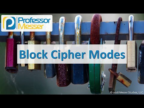 Block Cipher Modes - CompTIA Security+ SY0-501 - 6.2