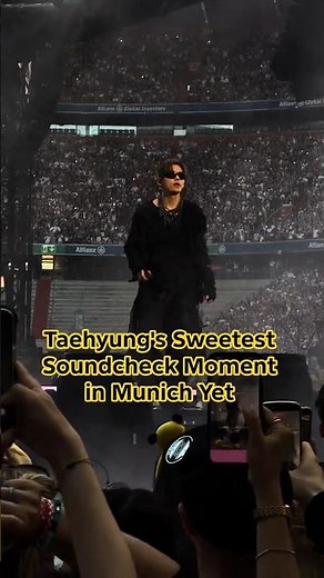 Taehyung's Sweetest Soundcheck Moment in Munich Yet