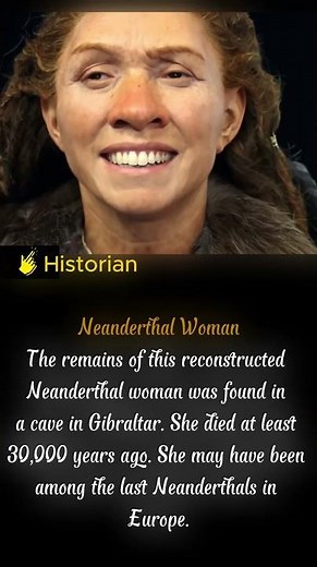 Reconstructed Face Of Neanderthal Woman
