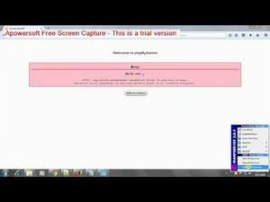 How to problem error mysql and solve windows 7 using wamp