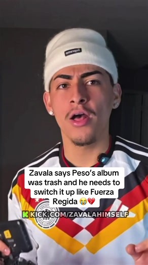 Zavala says Peso’s album was trash and he needs to switch it up like Fuerza Regida 😭💔 @Zavala🚶🏽‍♂️‍➡️ #zavala #zavalahimself #zavalaclips #fuerzaregida #pesopluma