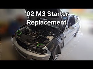 97-06 E46 BMW M3 starter removal + intake plenum removal + cabin filter box removal guide