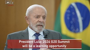 Ahead of the 2024 G20 Summit in Rio de Janeiro, Brazil, in this exclusive interview with me, Brazilian President Luiz Inácio Lula da Silva shares the key topics on the agenda. They include launching a global alliance to combat hunger and poverty, addressing energy transition and climate challenges, empowering women, and revisiting the Bretton Woods system. Lula is optimistic the summit will be both productive and amicable. “I believe it will be a learning opportunity for all of us.” #2024G20 | W
