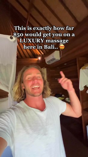 $50 for a massage in Bali? 😍🤌🏽 We made it to Jaens Spa in Ubud, easily one of the best massages of my life. Would you come and get a luxury massage here in Bali?! ✨ Follow for more EPIC TRAVEL CONTENT! 😍🌎 #travel #bali #baliindonesia #travelbucketlist2023