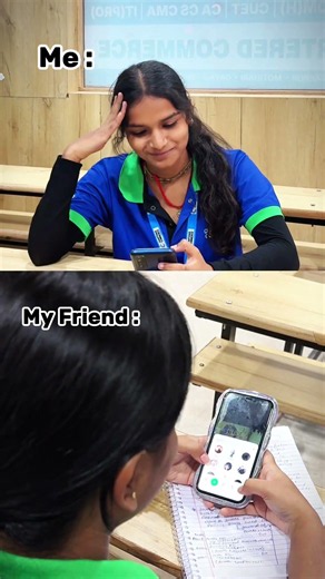 Study vs Mobile 😂 | Every Student Can Relate 📱 | Funny Commerce Student Life Reel