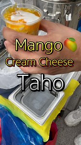 3.5K views · 135 reactions | Mango Cream Cheese taho! Only in Korea  #taho #mangstaho #korea #streetfoods #mango #creamcheese | Mang's TAHO in Korea | Facebook