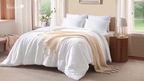 Twin Comforter Set, Comforters Twin Size Bed Sets, Luxury and Ultra-Soft Jersey Knit Bedding, Sage Green/Beige Lightweight Down Alternative Bed Comforter for All Season, 2 Piece Bedding Set