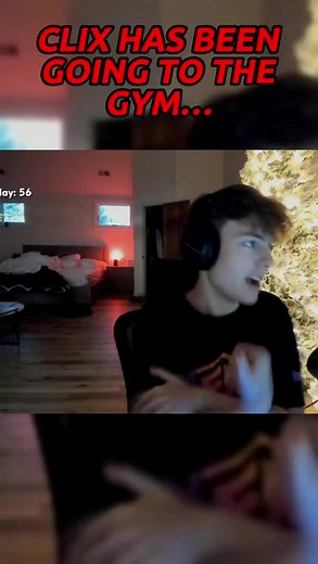 NRG Clix Gym Session Highlights 💪 #Fortnite #Twitch #Streamer