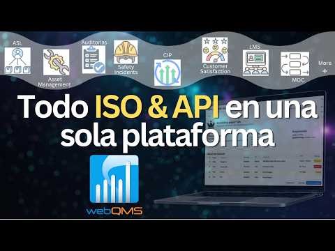 Descripción General de Web QMS – Software para ISO y API en una Sola Plataforma