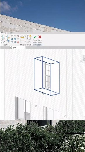 Framing the city. A study in cantilevered minimal design#architecture #revit
