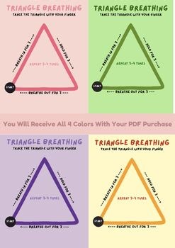 Triangle Breathing – Mindfulness & Calm-Down Coping Skill Activity