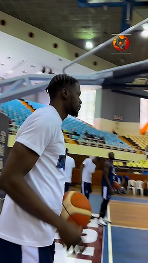 @materomagicbasketball gearing up against Dar City Basketball in the ongoing Elite 16 at Kasarani Indoor Arena, Nairobi. | KBF- Kenya Basketball Federation