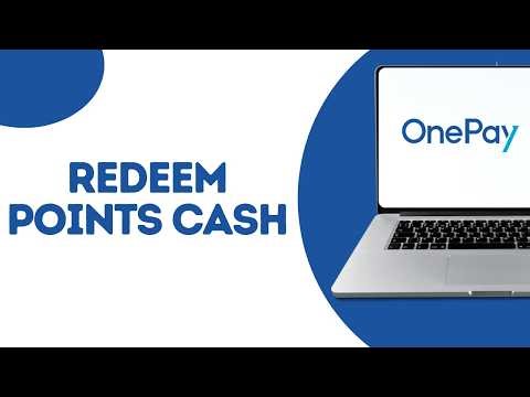 How to Redeem OnePay Points for Cash Back ?