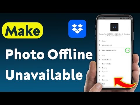 How To Make Photo Offline Unavailable In Dropbox (Updated)
