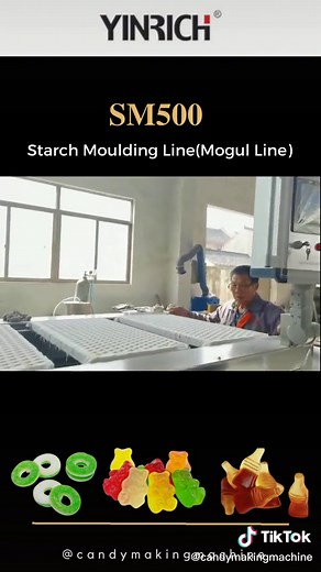SM500 Starch Moulding Line for Jelly Candy Production