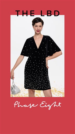 We’re your destination for little black dresses. These styles are all about the details - from luxe velvet to shimmering sequins, all with chic silhouettes. Versatility, simplicity, elegance, add an LBD to your party outfit rotation. | Phase Eight