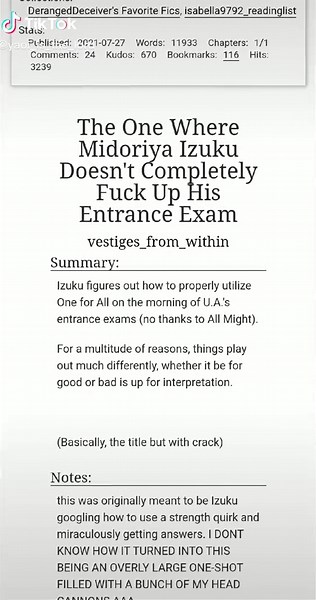 #deku #izukumidoirya #cute #fluff #funny #ao3 #fanfiction