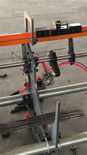 High Speed Automatic Steel Wire Straightening and Cutting Machine #straighteningmachine