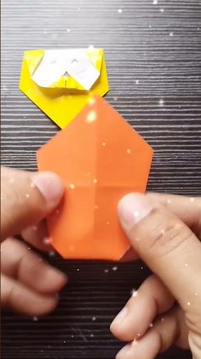 easy origami lion face tutorial |fun origami for kids| how to make lion face with paper #easyorigami