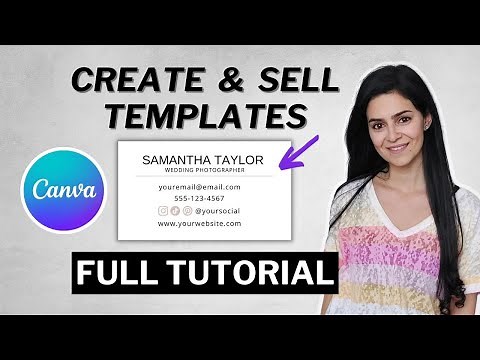 Create CANVA Templates to Sell on Etsy (Step by Step FULL Process)