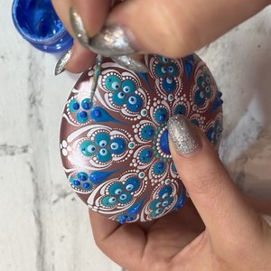 Mandala Dot Art Step by Step 🎨 #painting #artprocess #mandalastone #artwork #satisfyingart #dotart #acrylicpainting #dotpainting #acrylic #art | Art of Points