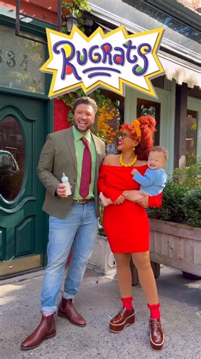 Courtney Quinn ✨ color & confidence on Instagram: "💥 the Rugrats 💥 bringing one of your comfort shows to life ! we are officially older than Stu & didi pickles who were 33 & 32 in the show 🙈 this was a costume request from you cuties so it was so fun to do ! Who else loved this show ???"