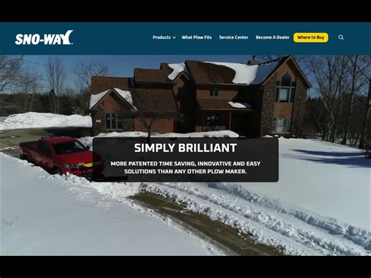 Sno-Way International is proud to unveil our brand new website...