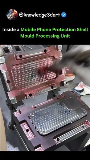 Inside a Mobile Phone Protection Shell Mold Processing Unit