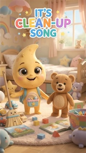 Clean Up Song 🧸🧹 | Kids Songs & Nursery Rhymes | Luna Boo Kids