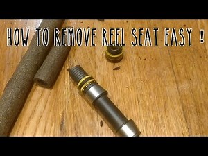 How to Remove Reel Seat from Broken rod Super EASY! ep. 111