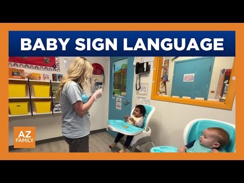 East Valley daycare teaching babies, toddlers basics of sign language